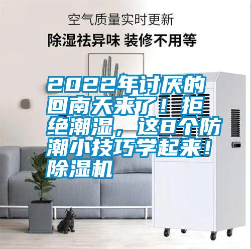 2022年討厭的回南天來了！拒絕潮濕，這8個防潮小技巧學起來！除濕機