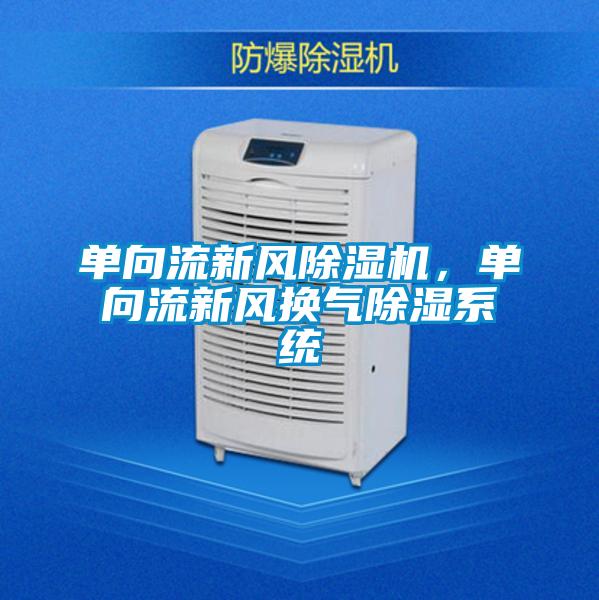 單向流新風除濕機,單向流新風換氣除濕系統