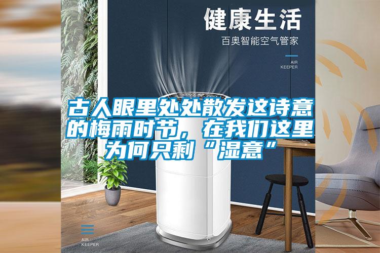 古人眼里處處散發(fā)這詩意的梅雨時節(jié),在我們這里為何只剩“濕意”