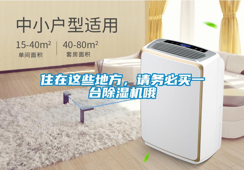 住在這些地方，請務必買一臺除濕機哦