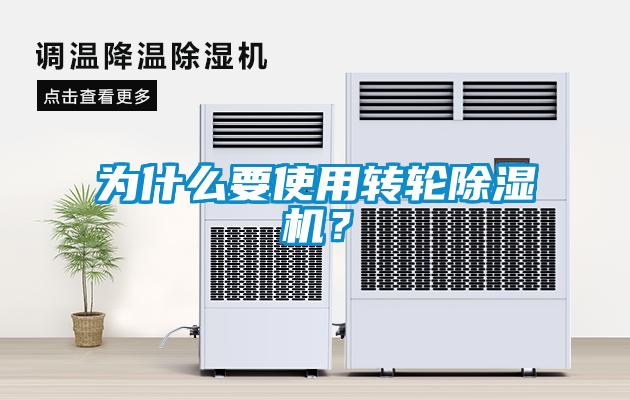 為什么要使用轉輪除濕機？