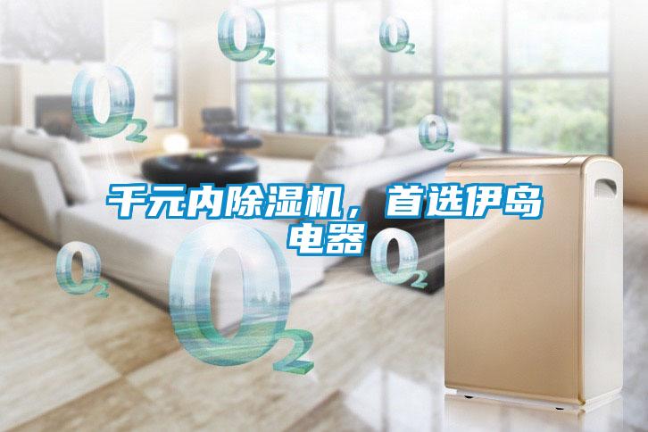 千元內除濕機，首選伊島電器