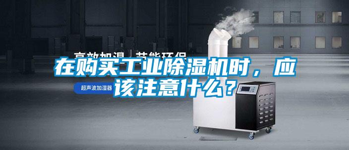 在購買工業(yè)除濕機時,應該注意什么?