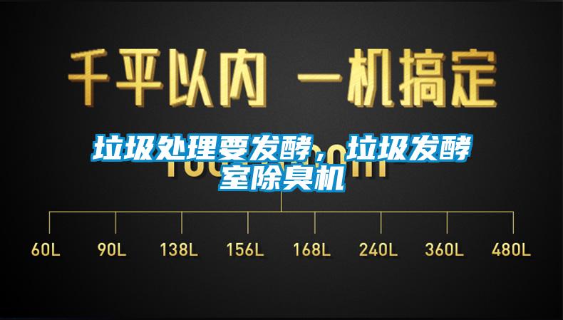 垃圾處理要發(fā)酵,垃圾發(fā)酵室除臭機(jī)