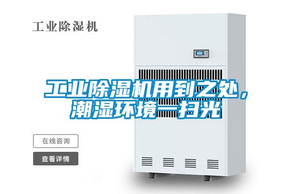 工業除濕機用到之處,潮濕環境一掃光