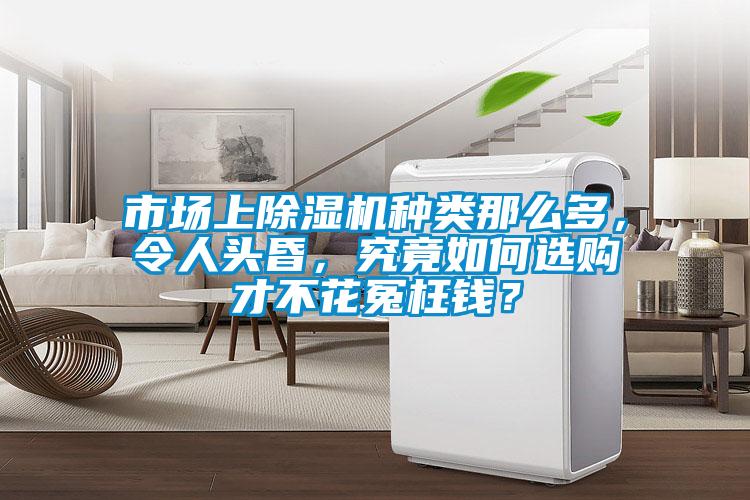 市場(chǎng)上除濕機(jī)種類那么多,令人頭昏,究竟如何選購(gòu)才不花冤枉錢(qián)?