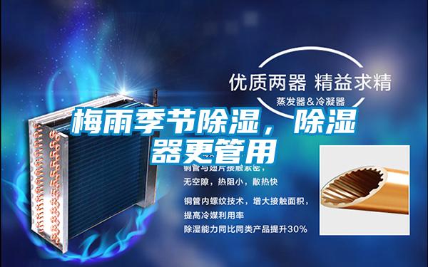 梅雨季節除濕,除濕器更管用