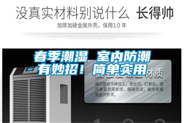 春季潮濕 室內防潮有妙招!簡單實用