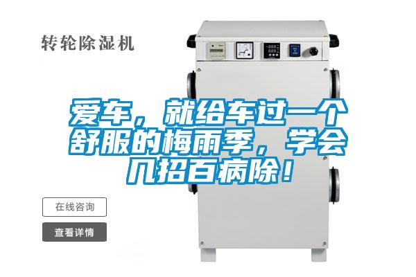 愛車,就給車過一個舒服的梅雨季,學會幾招百病除!