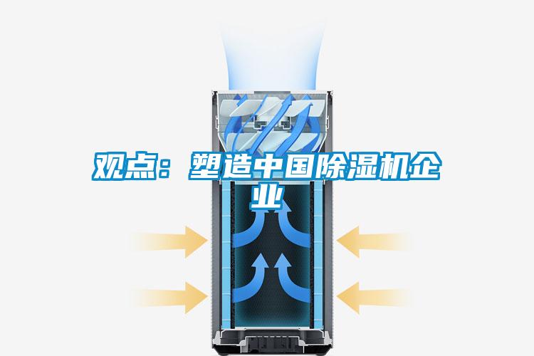 觀點:塑造中國除濕機企業(yè)