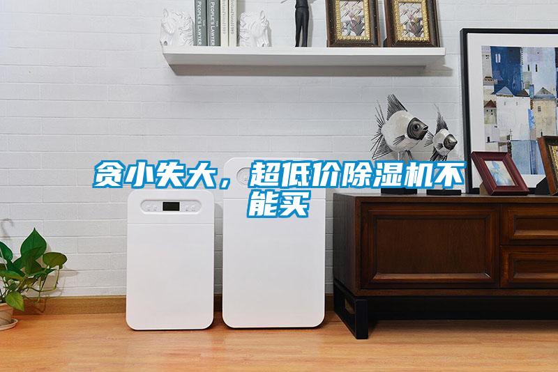 貪小失大,超低價(jià)除濕機(jī)不能買