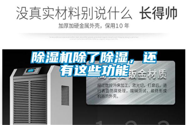 除濕機(jī)除了除濕,還有這些功能