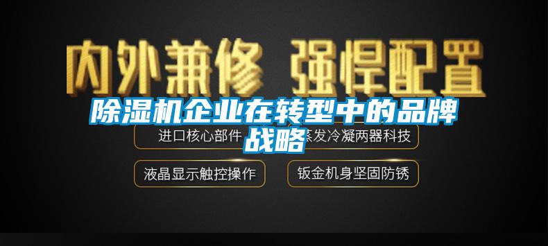 除濕機企業在轉型中的品牌戰略