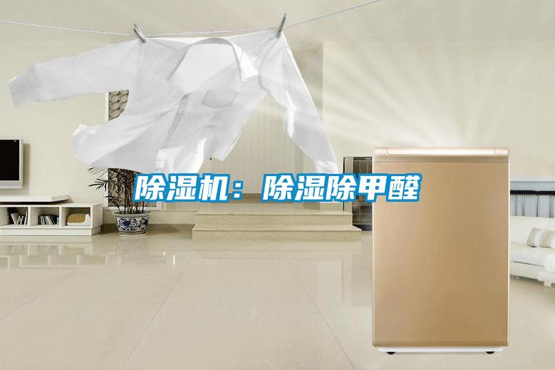 除濕機:除濕除甲醛