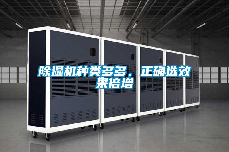 除濕機種類多多,正確選效果倍增