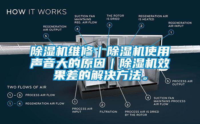 除濕機(jī)維修|除濕機(jī)使用聲音大的原因|除濕機(jī)效果差的解決方法。
