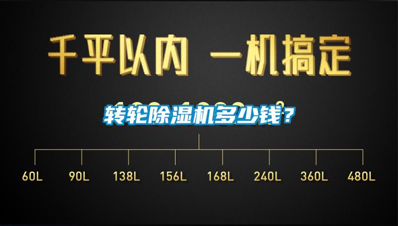轉輪除濕機多少錢?