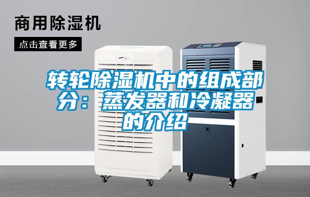 轉輪除濕機中的組成部分：蒸發器和冷凝器的介紹