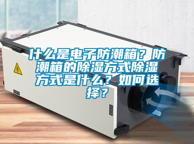 什么是電子防潮箱?防潮箱的除濕方式除濕方式是什么?如何選擇?