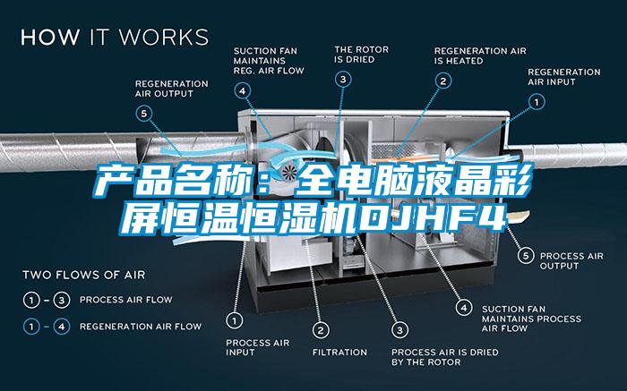 產品名稱:全電腦液晶彩屏恒溫恒濕機DJHF4