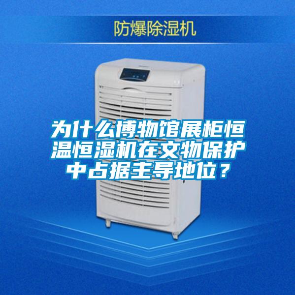 為什么博物館展柜恒溫恒濕機(jī)在文物保護(hù)中占據(jù)主導(dǎo)地位?