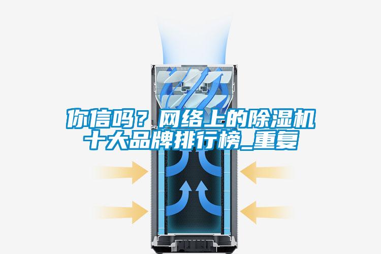 你信嗎？網(wǎng)絡(luò)上的除濕機(jī)十大品牌排行榜_重復(fù)