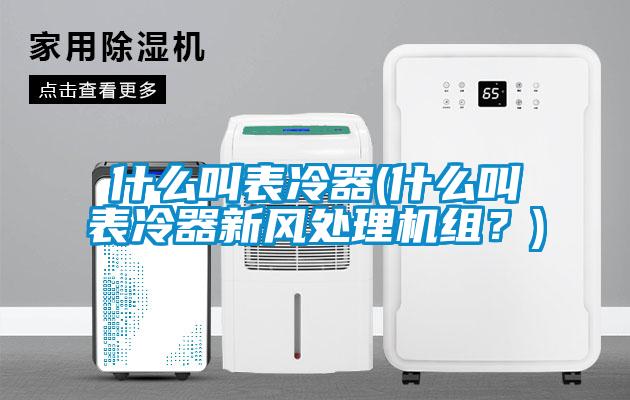 什么叫表冷器(什么叫表冷器新風(fēng)處理機(jī)組？)