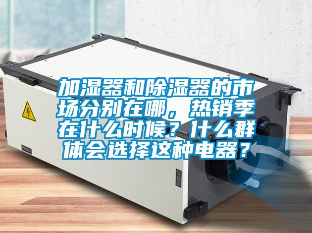 加濕器和除濕器的市場分別在哪，熱銷季在什么時候？什么群體會選擇這種電器？