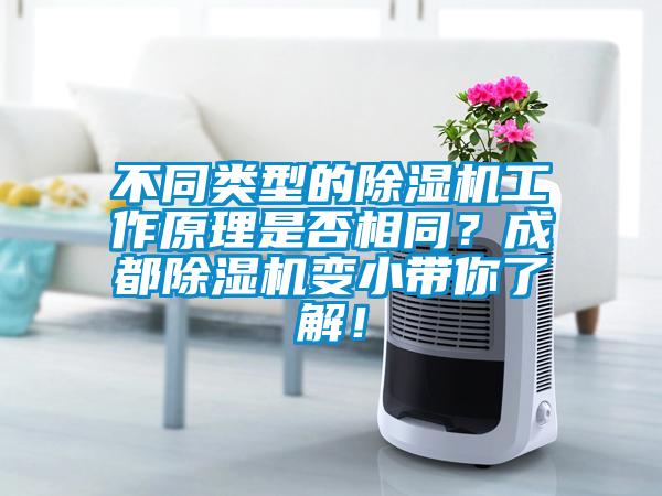 不同類型的除濕機工作原理是否相同？成都除濕機變小帶你了解！
