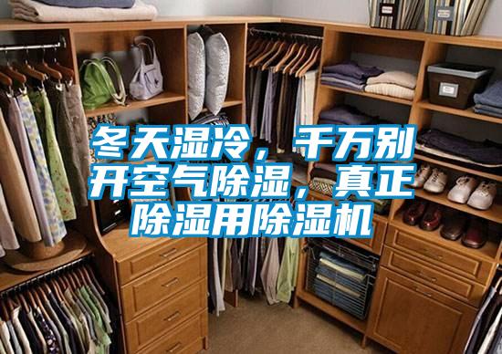 冬天濕冷，千萬別開空氣除濕，真正除濕用除濕機