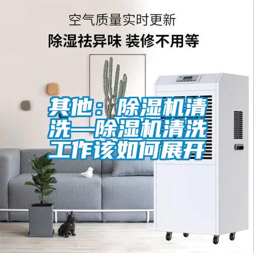 其他:除濕機(jī)清洗—除濕機(jī)清洗工作該如何展開(kāi)