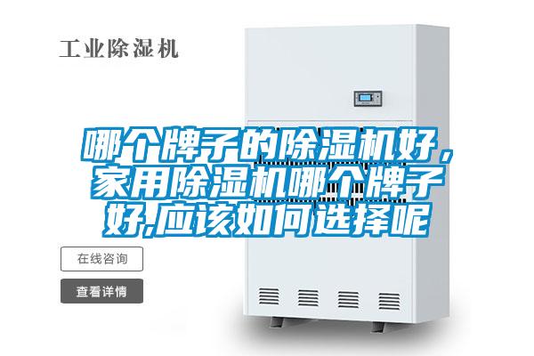 哪個牌子的除濕機好,家用除濕機哪個牌子好,應(yīng)該如何選擇呢