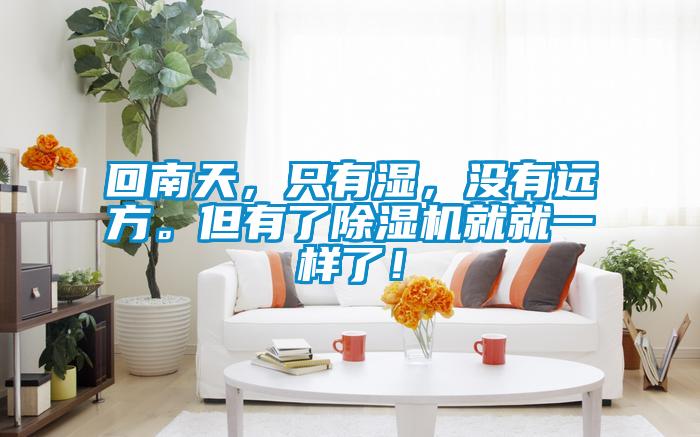 回南天,只有濕,沒有遠(yuǎn)方。但有了除濕機(jī)就就一樣了!