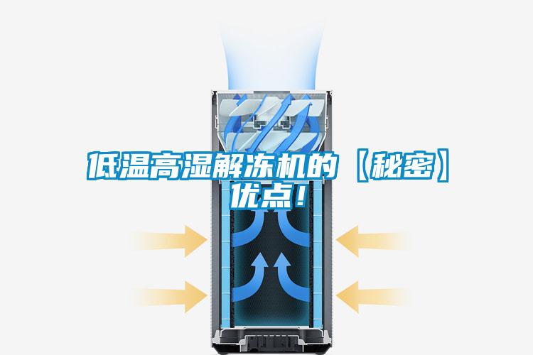 低溫高濕解凍機的【秘密】優點!