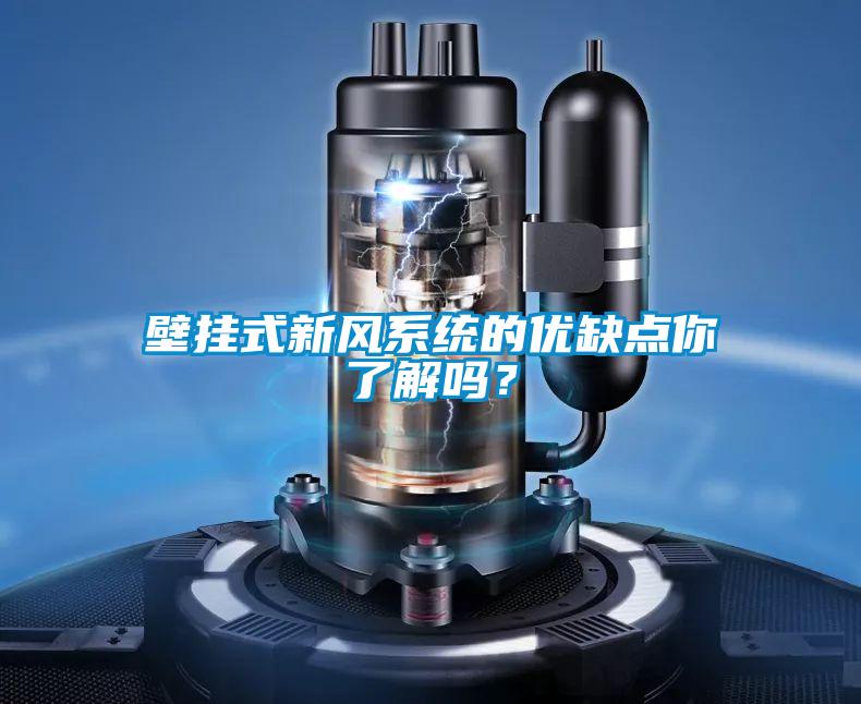 壁掛式新風(fēng)系統(tǒng)的優(yōu)缺點(diǎn)你了解嗎?