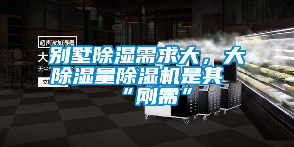 別墅除濕需求大,大除濕量除濕機是其“剛需”