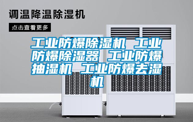 工業防爆除濕機 工業防爆除濕器 工業防爆抽濕機 工業防爆去濕機