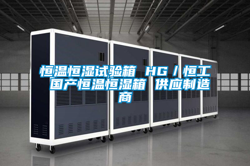 恒溫恒濕試驗箱 HG/恒工 國產恒溫恒濕箱 供應制造商