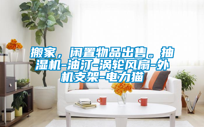 搬家,閑置物品出售。抽濕機-油汀-渦輪風扇-外機支架-電力貓