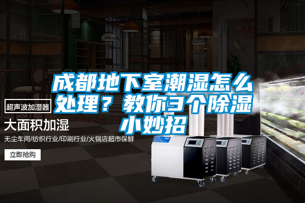 成都地下室潮濕怎么處理?教你3個除濕小妙招