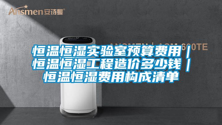恒溫恒濕實驗室預算費用|恒溫恒濕工程造價多少錢|恒溫恒濕費用構成清單