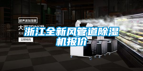 浙江全新風管道除濕機報價