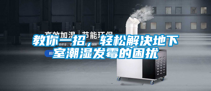 教你一招,輕松解決地下室潮濕發霉的困擾