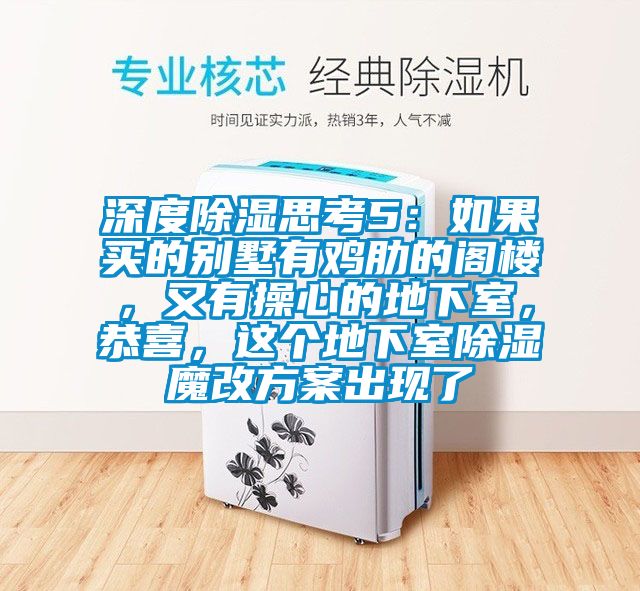 深度除濕思考5：如果買的別墅有雞肋的閣樓，又有操心的地下室，恭喜，這個地下室除濕魔改方案出現(xiàn)了