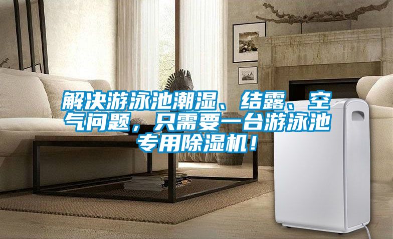 解決游泳池潮濕、結露、空氣問題，只需要一臺游泳池專用除濕機！