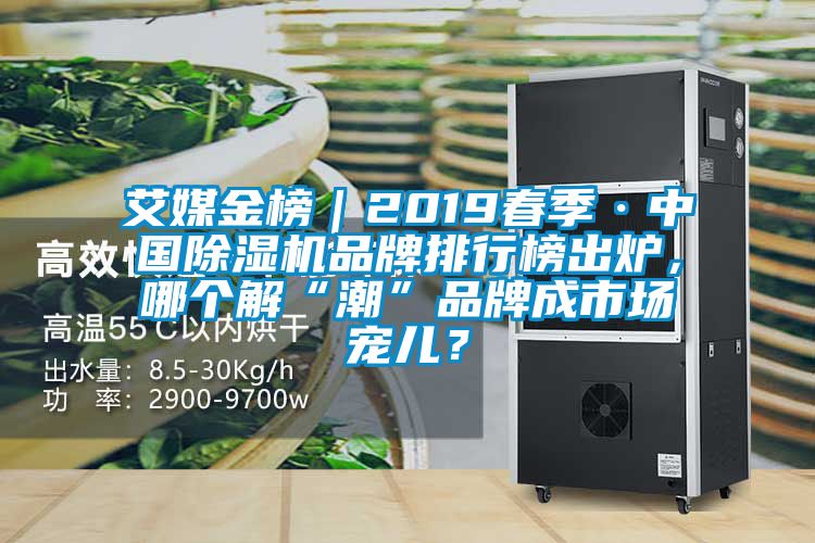 艾媒金榜|2019春季·中國除濕機品牌排行榜出爐,哪個解“潮”品牌成市場寵兒?