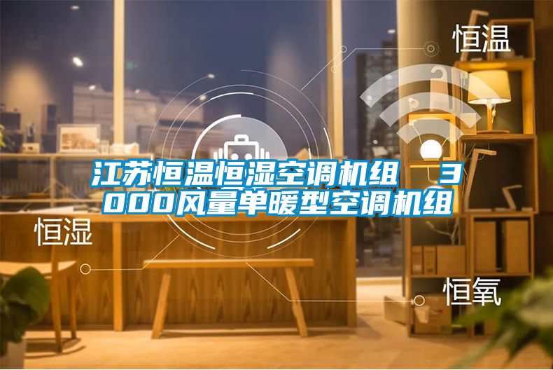 江蘇恒溫恒濕空調機組  3000風量單暖型空調機組