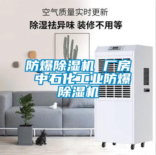 防爆除濕機 廠房 中石化工業防爆除濕機