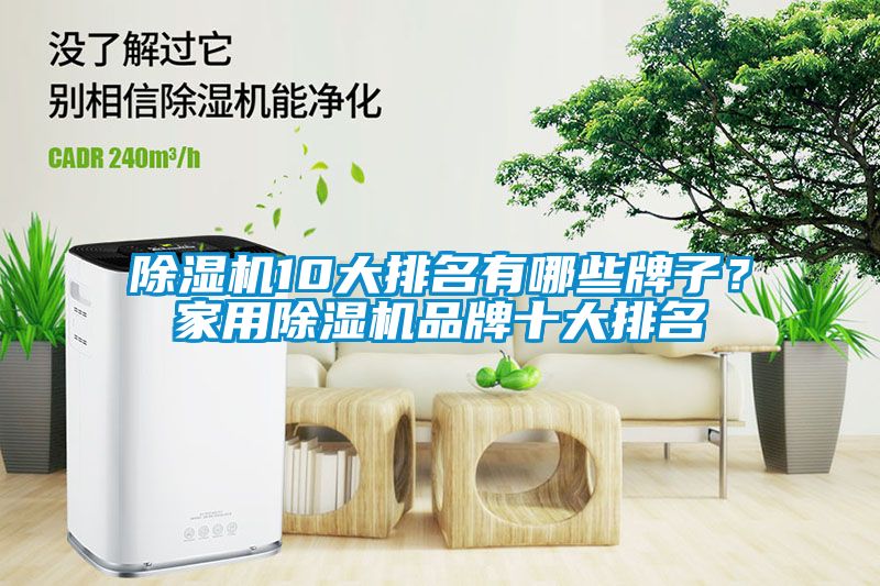 除濕機10大排名有哪些牌子？家用除濕機品牌十大排名