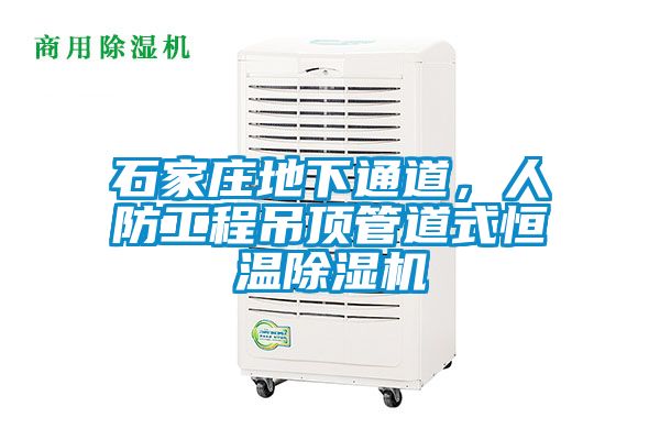 石家莊地下通道,人防工程吊頂管道式恒溫除濕機
